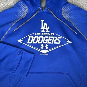 Los Angeles Dodgers Hoodie Mens Medium MLB Baseball Pullover Under Armour 2015